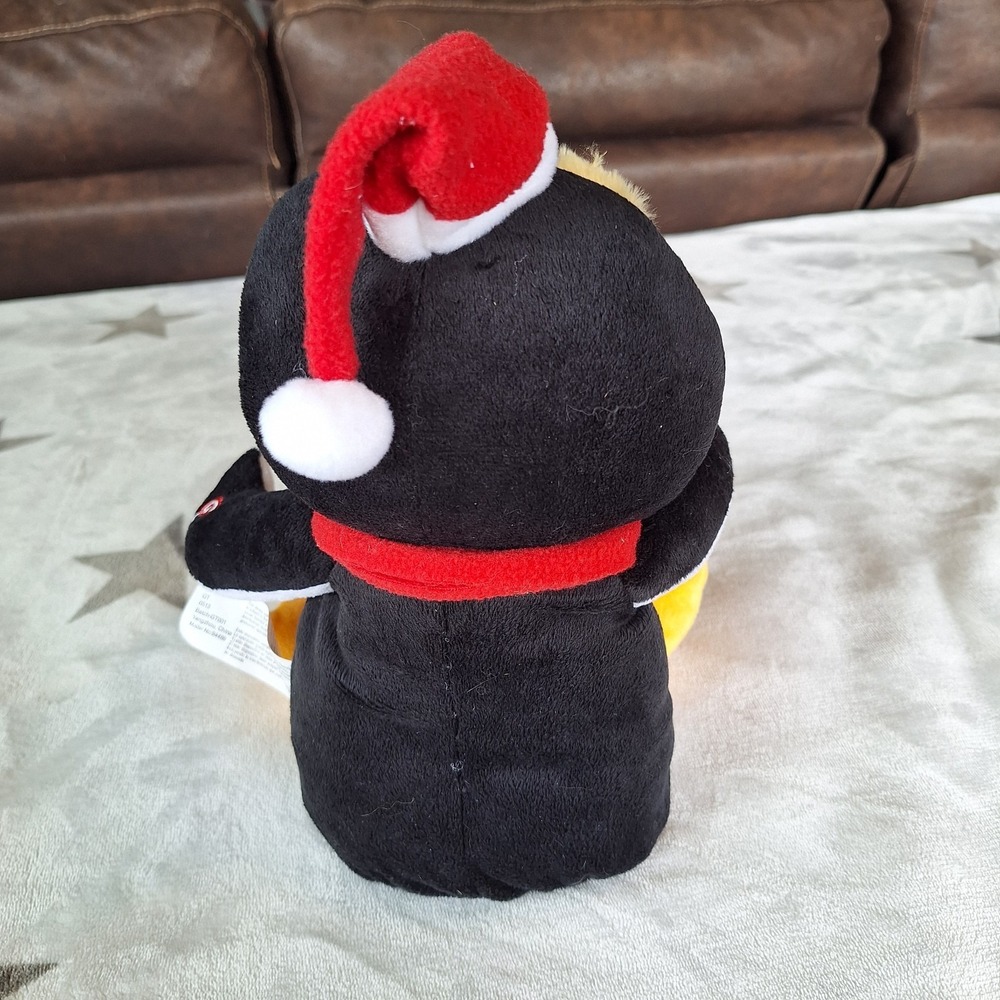 Gemmy Singing Dancing Eyebrows Animated Christmas Penguin Video. - Picture 4 of 8